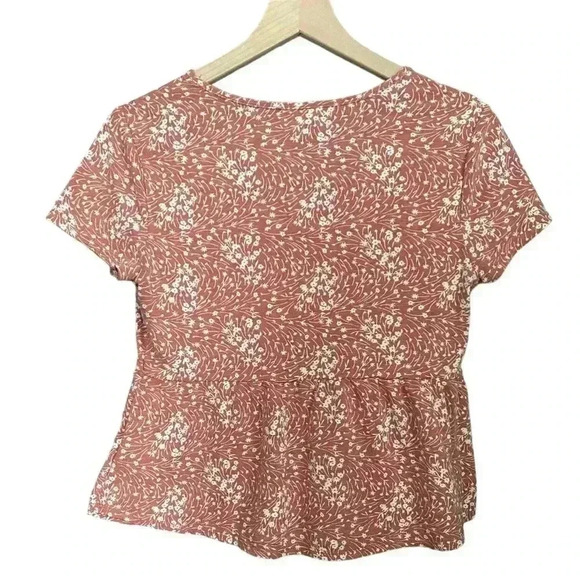 Babydoll top with floral design - Picture 2 of 3